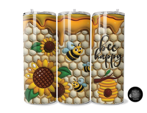 Bee Happy Tumbler 2