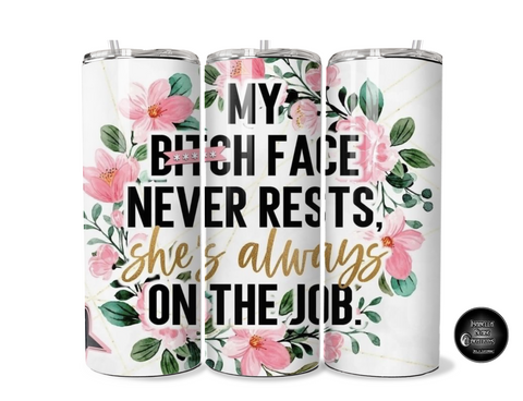 Resting B Face Tumbler