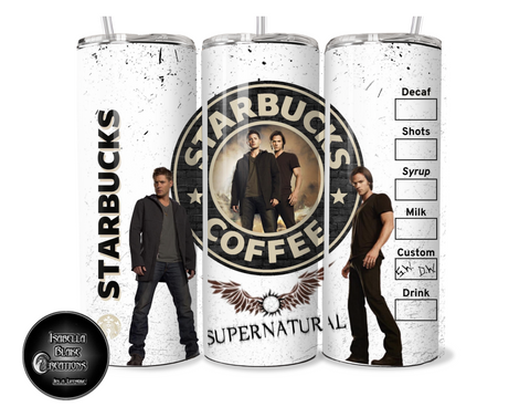 Supernatural Tumbler 1