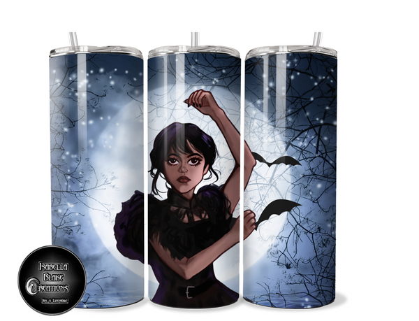 Wednesday Snowglobe Tumbler. – Kreatiive Kreations